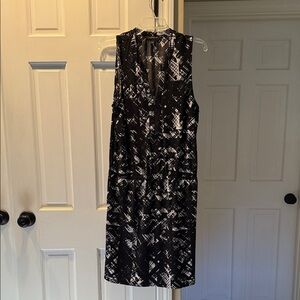 Banana Republic Abstract Midi Dress